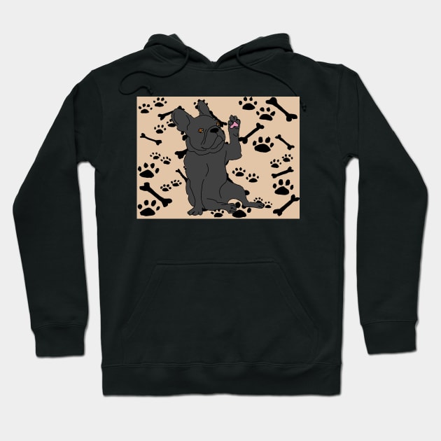 French Bulldog Hoodie by Noamdelf06